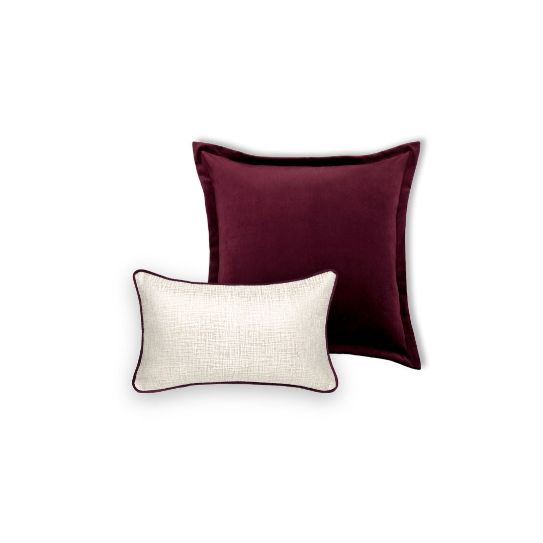 Plum lumbar pillow deals