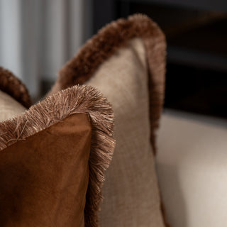 Champagne, Sumeara & Almond Cushion Set
