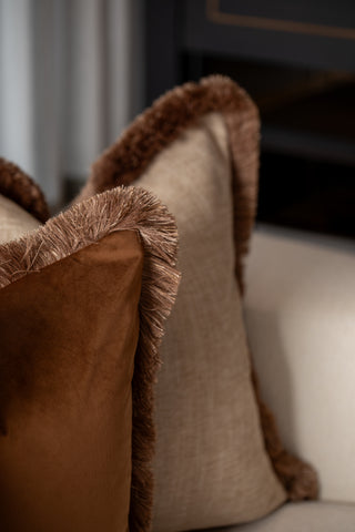 Champagne, Caraway and Almond Cushion Set