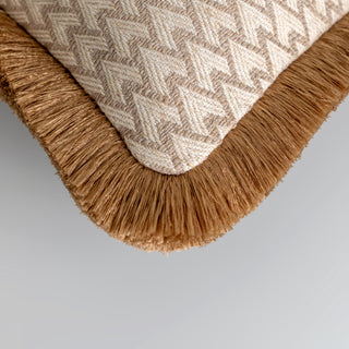 Bay Rectangle with Gold Fringe
