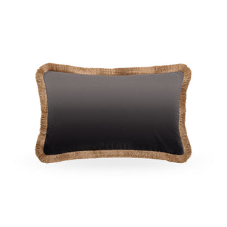 Angelite Rectangular Cushion with Gold Fringe