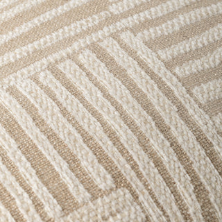 Lattice cushion with Gold fringe