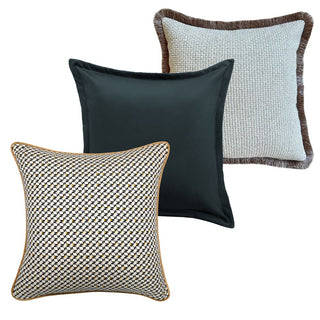 Petrol, Onyx & Sesame 50cm Trio