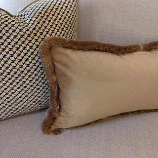 Amber Lumbar with Gold Fringe