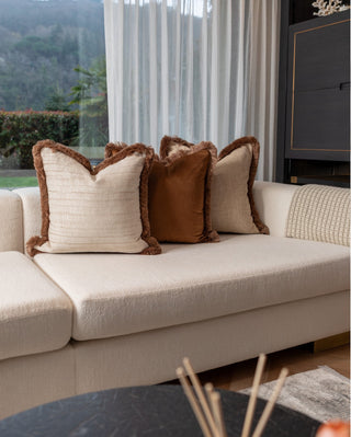 Champagne, Caraway and Almond Cushion Set