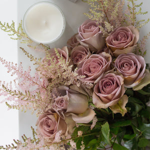 English Rose Candle Set